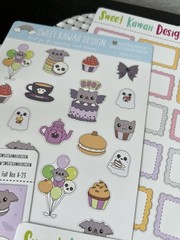 Sweet kawaii Design Stickers set/Brand New!