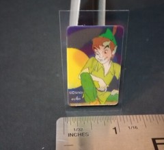 Disney Peter Pan Lenticular Motion Sticker RARE