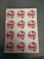 Vintage TREND Scratch and Sniff Stickers Loose / Full Sheet Of 12 «Wow!»