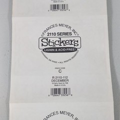 Vintage Frances Meyer December Month Sticker Roll Lot of 61 Sheets – READ