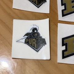 Purdue University BOILERMAKERS 8/pk NCAA Logo Scrapbook Stickers Sports Solution