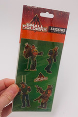 Vintage 1998 Small Soldiers Movie Stickers Sealed Kirsten Dunst NOS Lot of 4