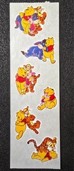 8 Item Disney Sticker Lot Lilo & Stitch, Winnie the Pooh, Jasmine, Pluto