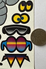 BUILD-AN-ELEPHANT HEAD Sticker Set(20pc)Trunk•Eyes•Hats •Sunglasses•Card Making•