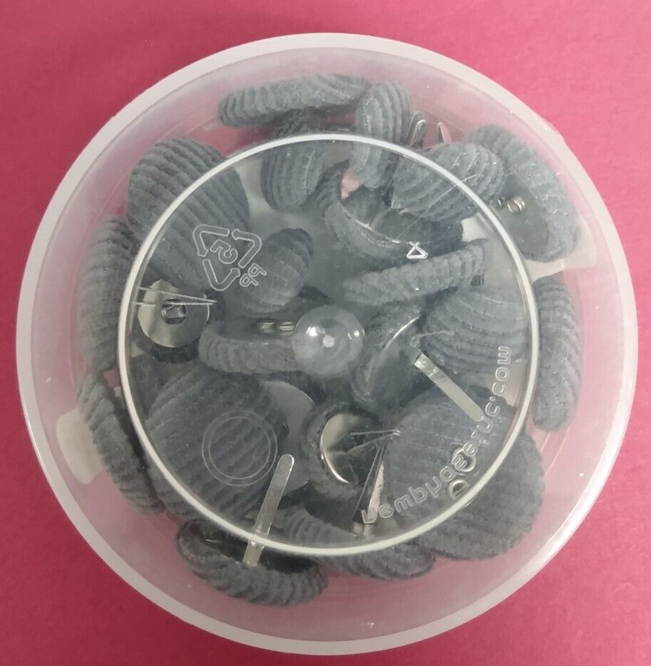 Stampin’ Up! Corduroy Basic Gray Buttons 24 buttons NEW!!!