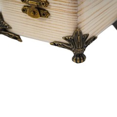 Home Corner Protector Box Decorative Zinc Alloy 42x30mm Antique Bronze