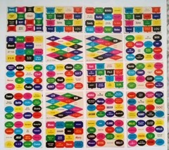 Vintage Sticker Card Lot Names Sayings Humor great for kids teens 1960s Lot 2