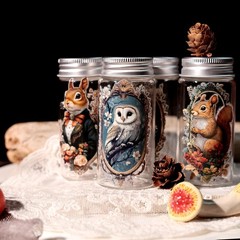 Vintage Rub On Transfers for Crafts DIY Glass Stickers 2 Sheets Furniture Decals