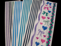 Lot of Formal/Wedding/Autumn Stickers/Ribbons/Hearts/Lines