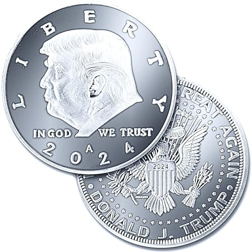 Donald Trump Silver Coin 2024 with Certificate of 2024 Trump Silver Eagle