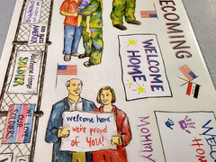 Uniform Designs 2005 Clear Stickers Scrapbooking Soldiers Military Homecoming