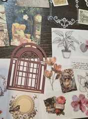 Storyteller Junk Journal Kit Paper Stickers Tags Book Books Stories Reading Read