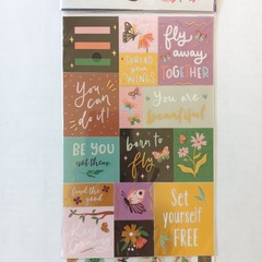 Sticko Bright Butterfly Flip Pack Sticker Set -125 pcs