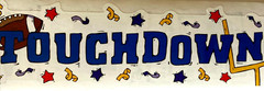 Touchdown Football Team Game Celebrate Frances Meyer Fun Phrases Stickers