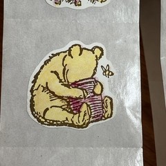 Vintage Winnie The Pooh Stickers Rolls Lot of 2