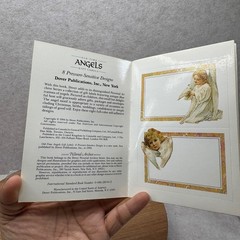 Vintage Dover Old Time Angels Stickers Book Lot 1993 1994 Unused Ephemera Craft