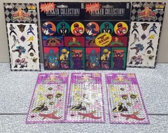 LOT of 7 PACKS MIGHTY MORPHIN POWER RANGERS STICKERS Sealed NOS