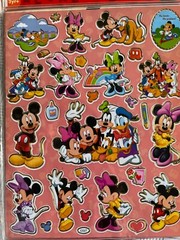 Cute 11 Sheets of Mickey & Minnie Mouse Stickers 8″ X 10″ Sheet