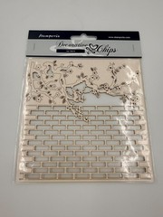 Set of 12 BACKGROUNDS & SHAPES Laser Cut Chipboard for Scrapbooking, NEW