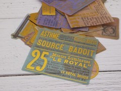 Vintage advertisement gold foil Washi Stickers | poster ads sticker washi stick