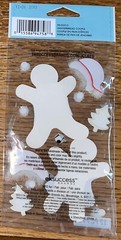 Jolees Gingerbread Couple Cookies Boy Girl Christmas Tree Santa Hat Christmas 3D