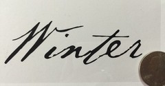 WINTER CLEAR SHEET Aprox.5-1/4″x 6-3/4″Daisy D’s•Elements•Christmas Snow•Holiday