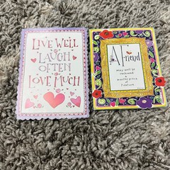 Kathy Davis Designs Scrabooking Supplies Lot Kit Craft Love Joy Friendship