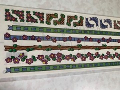 PROVOCRAFT STICKERS BORDERS PIECES – 5 BORDERS, 16 PCS – TOTAL 21 PCS