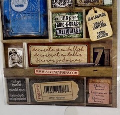 7Gypsies® Architextures™ Treasures, Vintage Old Lantern Embellishment 7g25073