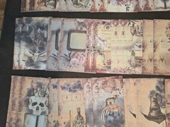 100 PC Ephemera Paper Packs Mystical Magical Notes New