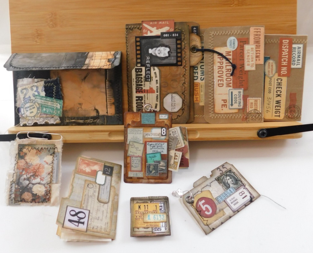 Junk Journal Ephemera Embellishment Add-on Handmade Set Vintage Style Set 9