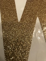 Recollection Craft Removable Monogram letters Stickers LOT 26 Pkgs Gold NEW DIY