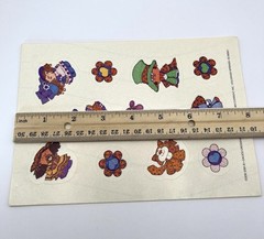 Vintage 80’s Current Inc. Calico Crossings Cute Kids W/ Animals sticker sheets