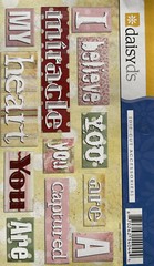 BABY GIRL PHRASES Cardstock Stickers (26pc)Smile•Newborn•Angel•Family •Miracle•