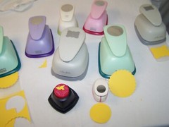 Marvy Paper Punches set circles large medium small Art Decorations Crafts Set 9