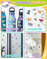 Reusable Sticker Book for Toddlers, Stickers for Kids, Toddler Travel Toys Activ