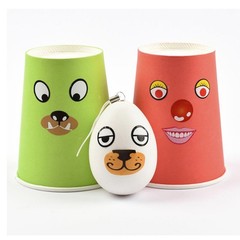 Lependor Black White Eye Stickers Labels Roll width 42mm, and