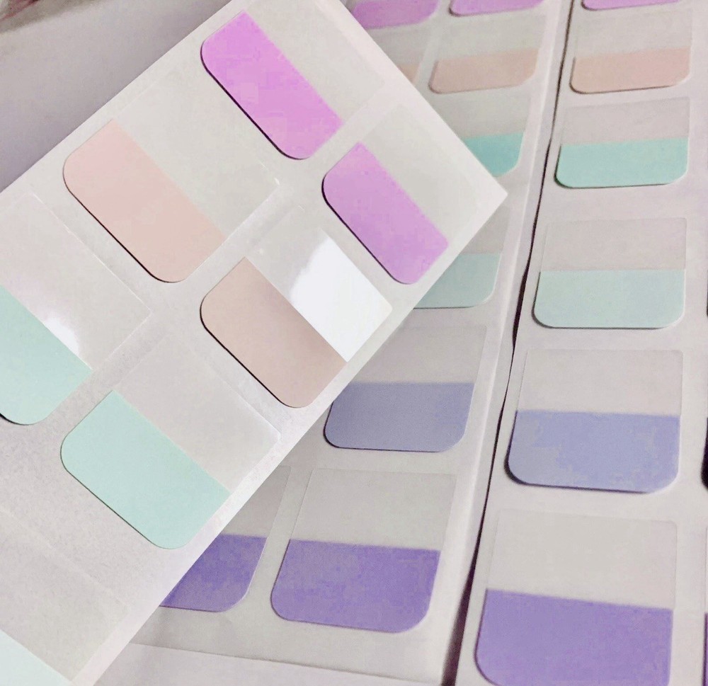 Planner Tabs 36pcs, Pastel Rainbow, Customizable 1” For Planners B6 A5 Journal