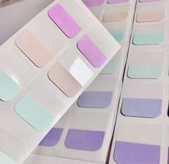 Planner Tabs 36pcs, Pastel Rainbow, Customizable 1” For Planners B6 A5 Journal