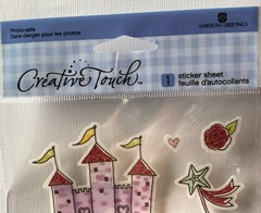 FAIRYTALE PRINCESS Vellum Sticker(13pc)Creative Touch•Castle•Dress•Going To Ball