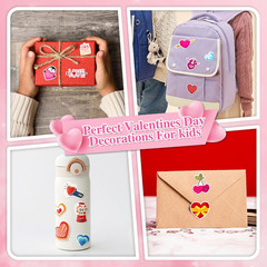 Valentines Heart Stickers for Kids, 40 Sheets, 665PCS Valentines Day Love Sticke