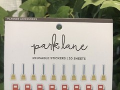 Park Lane Planner Accessories/Scrapbooking Reusable Stickers / 20 Sheets.