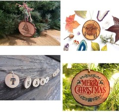 Unfinished Natural Wood Slices 20 Pcs 3.5-4 Inch Wood Coaster Sets Pieces Cra…