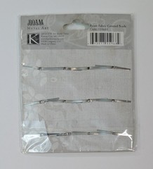 Roam Fabric Covered Scrapbooking Brads Metal Art By K&Company RARE