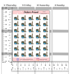 Cleaning Bucket Icon Planner Sticker #1, Cleaning Chores, Calendar Sticker