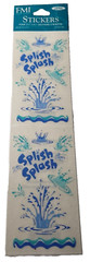 Frances Meyer Water Pool Stickers VTG Beach Theme Scrapbooking FMI TST 844