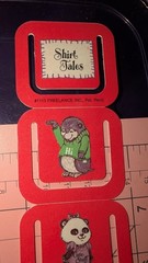 Vintage Shirt Tales Paper/Book Clip Bookmarks Freelance Hallmark