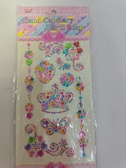 Colorful Crystal Rhinestone Stickers Self-Adhesive Gems Craft DIY