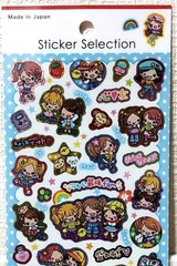 GAIA Happy Pop Girls Sticker Selection Kawaii Heisei Kids Friends MADE IN JAPAN