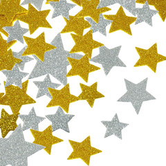 200PCS Glitter Foam Star Stickers for DIY Crafts and Scrapbooking
